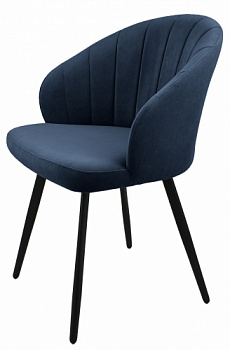 Стул Камино Catania Dark Blue/черная опора