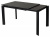 Стол CORNER 120 MATT BLACK MARBLE SINTERED STONE/ BLACK М-City