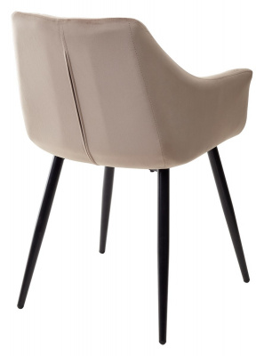 Стул BELINDA BLUVEL-40 BEIGE, велюр