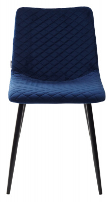 Стул TINTIN BLUVEL-86 NAVY BLUE / черный каркас М-City