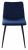 Фото: Стул TINTIN BLUVEL-86 NAVY BLUE / черный каркас М-City Стул TINTIN BLUVEL-86 NAVY BLUE / черный каркас М-City