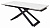Стол LIVORNO 180 MATT WHITE MARBLE SINTERED STONE/ BLACK М-City