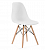 Стул (EAMES)[деревосид. пластик белый