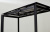 Стол CORNER 120 MATT BLACK MARBLE SINTERED STONE/ BLACK М-City