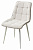 Стул CHIC HE622-01/ HE622-05 топленое молоко, ткань/ белый каркас М-City