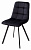 Стул CHILLI SQUARE BLUVEL-19 BLACK, велюр М-City