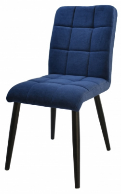 Стул Комо Catania Dark Blue/каркас черный
