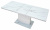 Фото: Стол ALTA 120 GREY-WHITE MARBLE/ WHITE глазурованное стекло М-City Стол ALTA 120 GREY-WHITE MARBLE/ WHITE глазурованное стекло М-City