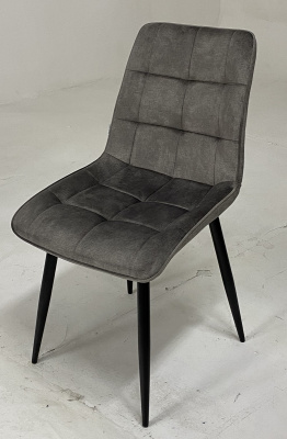 Стул CHIC PK6015-02 (VBP202) античный темно-серый, велюр М-City