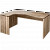 Стол эргономичный левый НТ-060.ЛВ дуб сафари