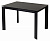 Стол CORNER 120 MATT GOLDEN BLACK SINTERED STONE / BLACK М-City