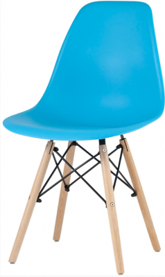 Стул (EAMES)[деревметалсид. пластик БИРЮЗОВЫЙ