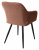 Фото: Стул BRANDY WZ2042-08 бронзовый фактурный велюр/ черный каркас М-City Стул BRANDY WZ2042-08 бронзовый фактурный велюр/ черный каркас М-City