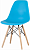 Стул (EAMES)[деревметалсид. пластик БИРЮЗОВЫЙ