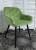 Стул BREEZE G108-27 террариумный мох/ черный каркас, велюр М-City