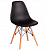 Стул CINDY (EAMES)[деревосид. пластик ЧЕРН