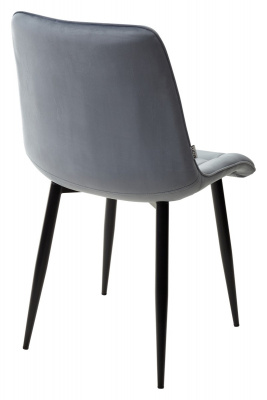 Стул CHIC BLUVEL-06 BLUE / черный каркас М-City