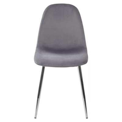 Стул PESCARA UF910-05 DARK GREY, велюр