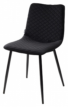 Стул TINTIN BLUVEL-19 BLACK / черный каркас М-City