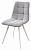 Стул CHILLI SQUARE UF860-02B серо-голубой, ткань/ белый каркас М-City