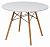 Стол DAISY D100 White/Beech Wood