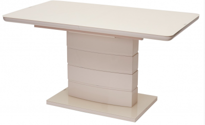 Стол ALTA 140 BEIGE  супер бежевое глянцевое