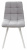 Фото: Стул CHILLI SQUARE UF860-02B серо-голубой, ткань/ белый каркас М-City Стул CHILLI SQUARE UF860-02B серо-голубой, ткань/ белый каркас М-City