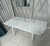 Стол раздвижной Конус 2 3D 1100(1500)*700(столешница Белый мрамор/опора белая)