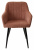 Фото: Стул BRANDY WZ2042-08 бронзовый фактурный велюр/ черный каркас М-City Стул BRANDY WZ2042-08 бронзовый фактурный велюр/ черный каркас М-City