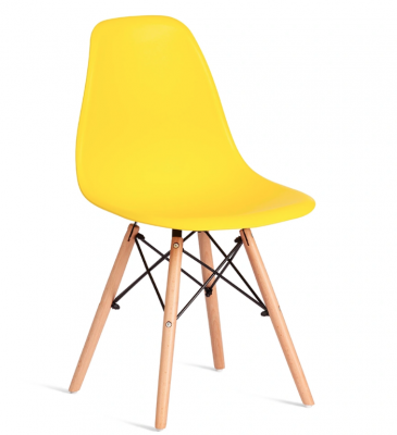 Стул EAMES [деревосид. пластик ЖЕЛТЫЙ